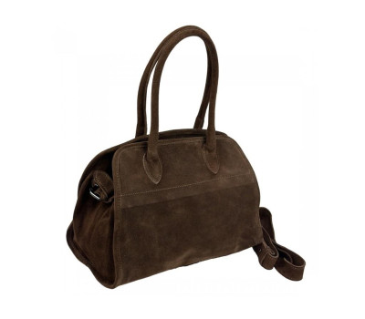 Замшевая классическая женская сумка Firenze Italy F-IT-8667C