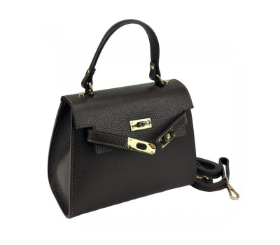 Небольшая классическая кожаная сумочка Firenze Italy F-IT-9866DB