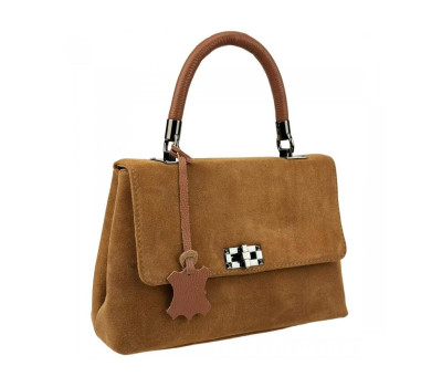 Женская замшевая сумка с замком Firenze Italy F-IT-7856C