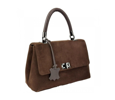 Женская замшевая сумка с замком Firenze Italy F-IT-7856DB