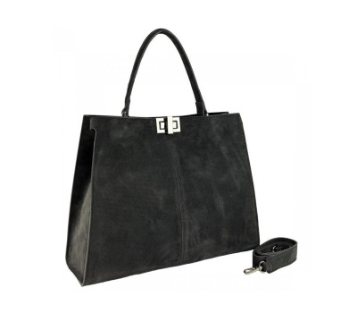 Замшевая классическая женская сумка Firenze Italy F-IT-76133DG