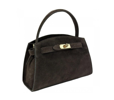 Сумка классическая небольшая замшевая Firenze Italy  F-IT-8877DB