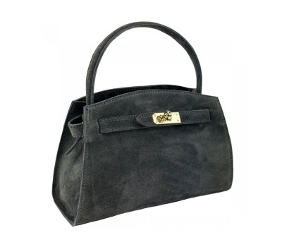 Сумка классическая небольшая замшевая Firenze Italy  F-IT-8877G