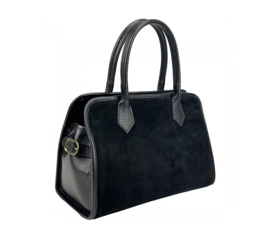 Замшевая классическая женская сумка Firenze Italy F-IT-8666A