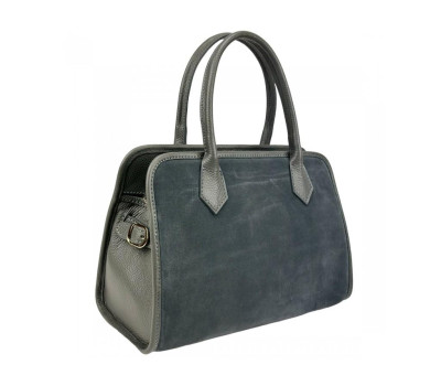 Замшевая классическая женская сумка Firenze Italy F-IT-8666G