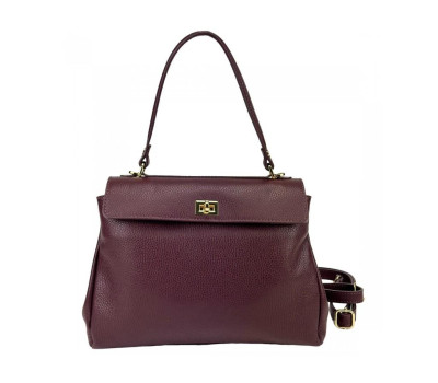 Классическая кожаная сумка через плече Firenze Italy F-IT-777BO