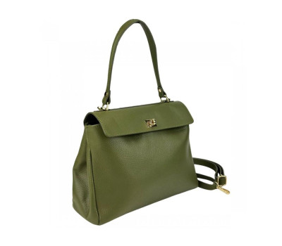 Классическая кожаная сумка через плече Firenze Italy F-IT-777OL