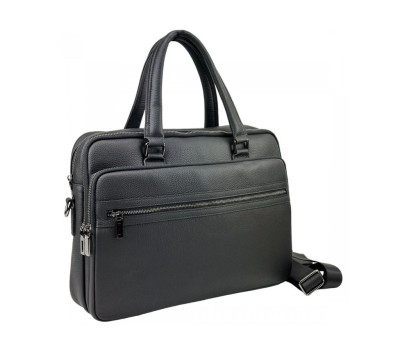 Чоловіча шкіряна сумка для документів на два відділи Tiding Bag A25F-252319A