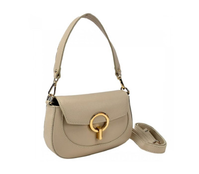 Кроссбоди бежевое Firenze Italy F-IT-6996B