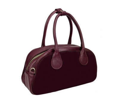 Женская замшевая небольшая сумка Firenze Italy F-IT-3017BO