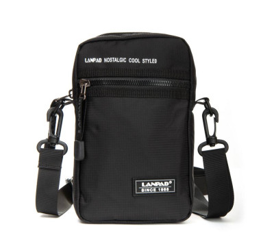Сумка Мужская Планшет-пояс нейлон Lanpad 8646 black