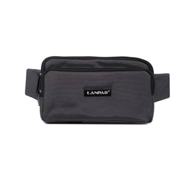 Сумка Чоловіча На пояс нейлон Lanpad 35007 gray
