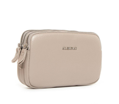 Сумка Женская Клатч кожа ALEX RAI 60061 pale grey