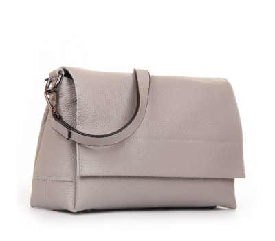Сумка Шкіряна Жіноча Класична ALEX RAI 99105 l.gray