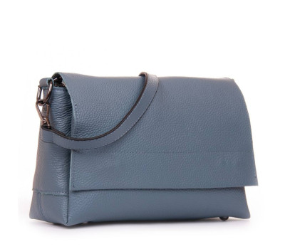 Сумка Шкіряна Жіноча Класична ALEX RAI 99105 l.blue