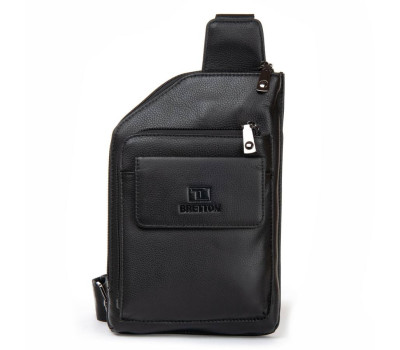 Сумка Чоловіча на плече шкіра BRETTON 5601-5 black