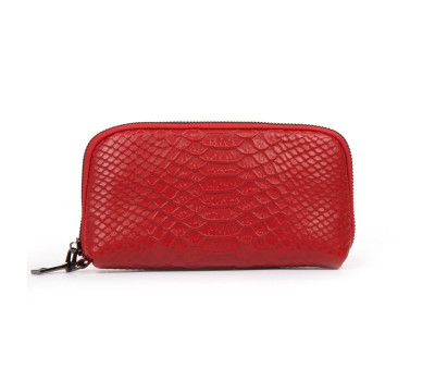 Косметичка шкіряна 60095-3 red