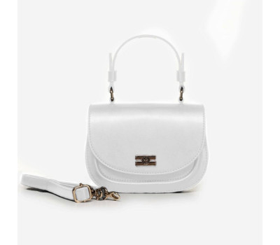 854 сумка біла Lucherino