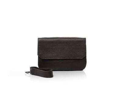 793 сумка шкіра шоколад Lucherino