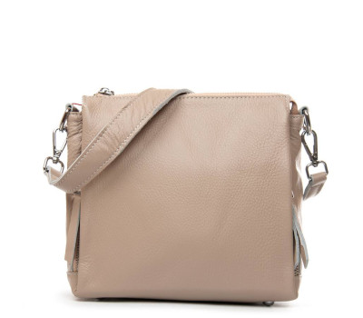 Сумка Шкіряна Жіноча Класична ALEX RAI 8942-9 beige