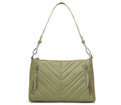 Сумка Шкіряна Жіноча Класична ALEX RAI 2056-9 olive