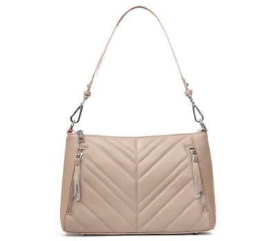 Сумка Шкіряна Жіноча Класична ALEX RAI 2056-9 beige