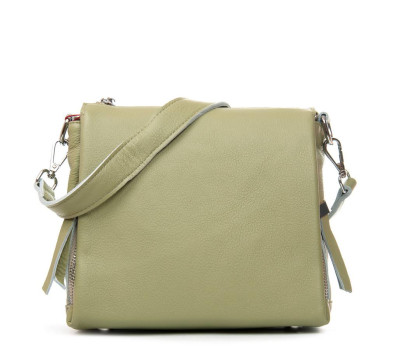 Сумка Шкіряна Жіноча Класична ALEX RAI 8942-9 olive