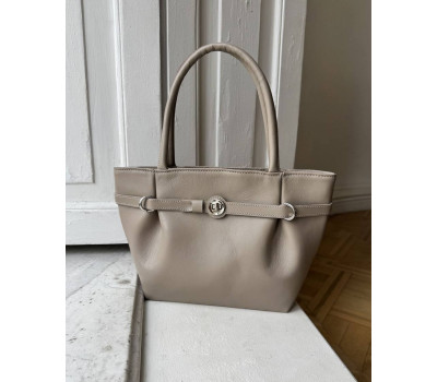 Жіноча шкіряна сумка «Анита» бежева WeLassie