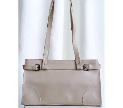 Стильна жіноча сумочка «Мадлен» бежева WeLassie