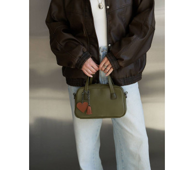 Жіноча сумка «Камерон» оливкова WeLassie