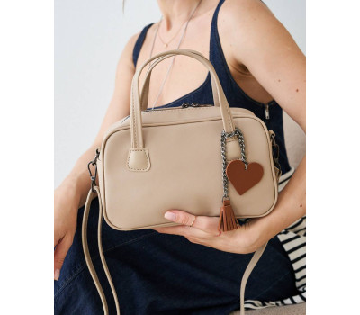 Жіноча сумка «Камерон» бежева WeLassie