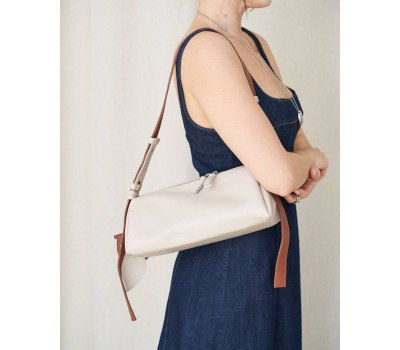 Шкіряна жіноча сумка «Ванесса» кавова WeLassie