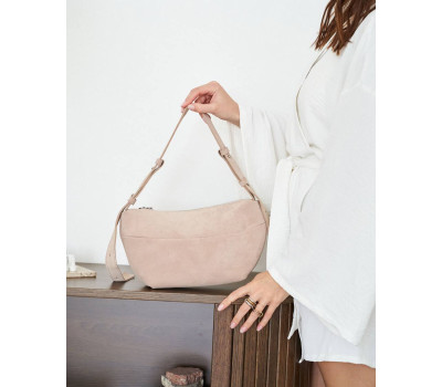 Жіноча шкіряна сумка «Сицилия» бежева WeLassie