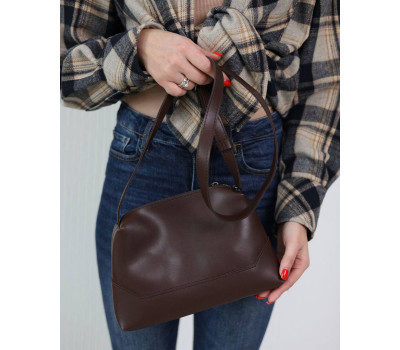 Жіноча сумка «Іві» шоколадна WeLassie