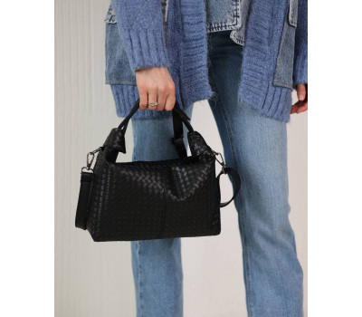 Жіноча сумка «Брі» чорна WeLassie