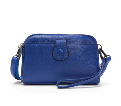 Сумка Шкіряна Жіноча Клатч ALEX RAI 88085 royal blue