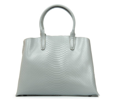 Сумка Шкіряна Жіноча Класична ALEX RAI 9387 l.gray