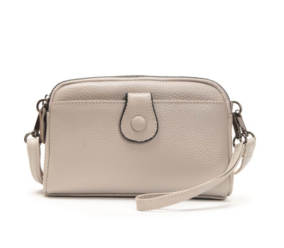 Сумка Шкіряна Жіноча Клатч ALEX RAI 88085 pale grey