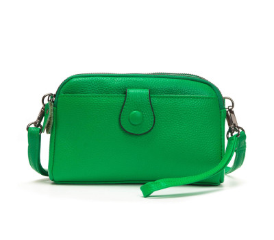 Сумка Шкіряна Жіноча Клатч ALEX RAI 88085 l.green