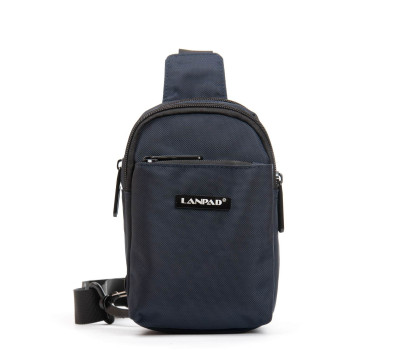 Сумка Чоловіча на плече нейлон Lanpad 0929 blue