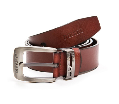 Ремінь шкіряний чоловічий DS-3733 light-brown