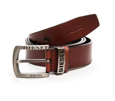 Ремінь шкіряний чоловічий DS-3724 light-brown