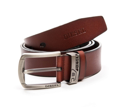 Ремінь шкіряний чоловічий DS-3725 light-brown