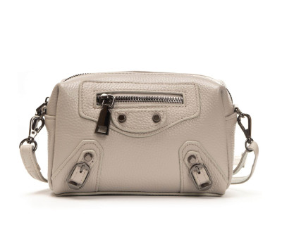 Сумка Шкіряна Жіноча Клатч ALEX RAI 60072 pale grey