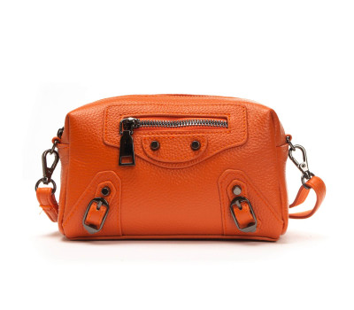 Сумка Шкіряна Жіноча Клатч ALEX RAI 60072 orange