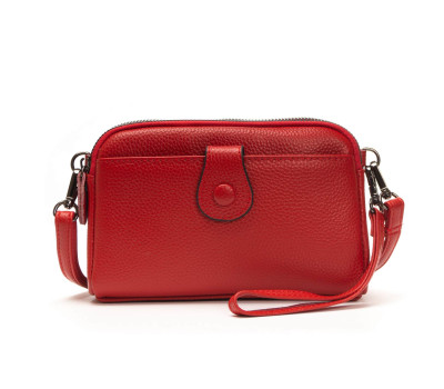 Сумка Шкіряна Жіноча Клатч ALEX RAI 88085 red