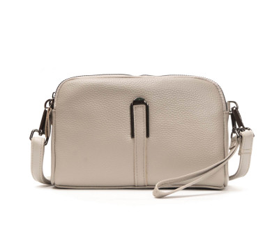 Сумка Шкіряна Жіноча Клатч ALEX RAI 99084 pale grey