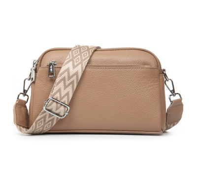 Сумка Шкіряна Жіноча Класична ALEX RAI 8960 l.khaki