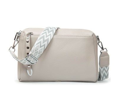 Сумка Шкіряна Жіноча Класична ALEX RAI 8958 grey