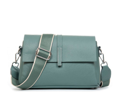 Сумка Шкіряна Жіноча Класична ALEX RAI 77001 l.green